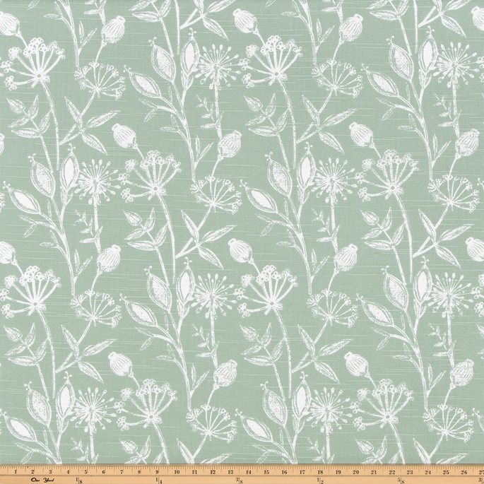 Premier Prints Daman Spruce Slub Fabric image 2 of 2