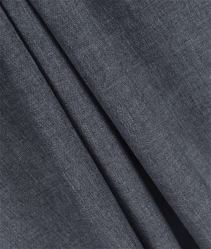 5.9 Oz Denim Blue Poly Cotton Linen Fabric