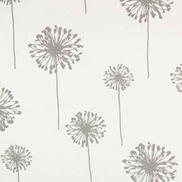 Premier Prints Dandelion White/Storm Twill Fabric