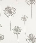 Premier Prints Dandelion White/Storm Twill Fabric