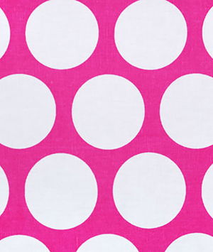 Premier Prints Dandie Candy Pink/White Canvas Fabric