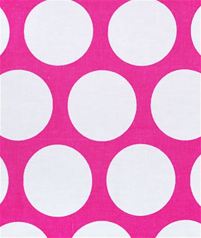 Premier Prints Dandie Candy Pink/White Canvas Fabric
