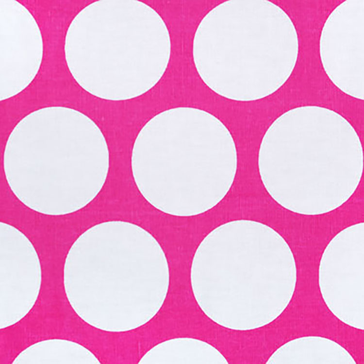 Premier Prints Dandie Candy Pink/White Canvas Fabric