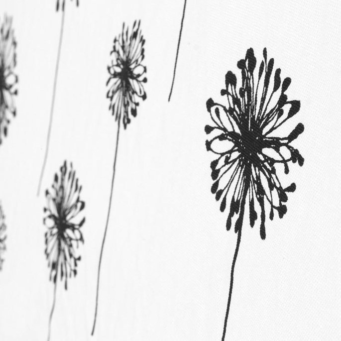 Premier Prints Dandelion White/Black Canvas Fabric image 5 of 5