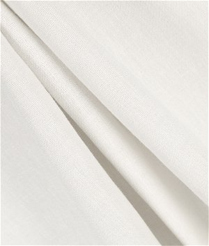 White Poly Cotton Linen Fabric