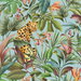 Daisy Bennett Tropical Leopard Sky Blue Peel & Stick Wallpaper