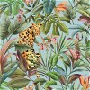 Daisy Bennett Tropical Leopard Sky Blue Peel & Stick Wallpaper - Image 1