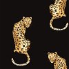 Daisy Bennett Leopard King Black Peel & Stick Wallpaper - Image 1