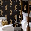 Daisy Bennett Leopard King Black Peel & Stick Wallpaper - Image 3