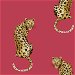 Daisy Bennett Leopard King Red Peel &amp; Stick Wallpaper thumbnail image 1 of 5