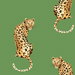 Daisy Bennett Leopard King Green Peel & Stick Wallpaper
