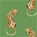 Daisy Bennett Leopard King Green Peel &amp; Stick Wallpaper thumbnail image 1 of 5