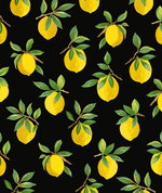 Daisy Bennett Lemoncello Black Peel & Stick Wallpaper