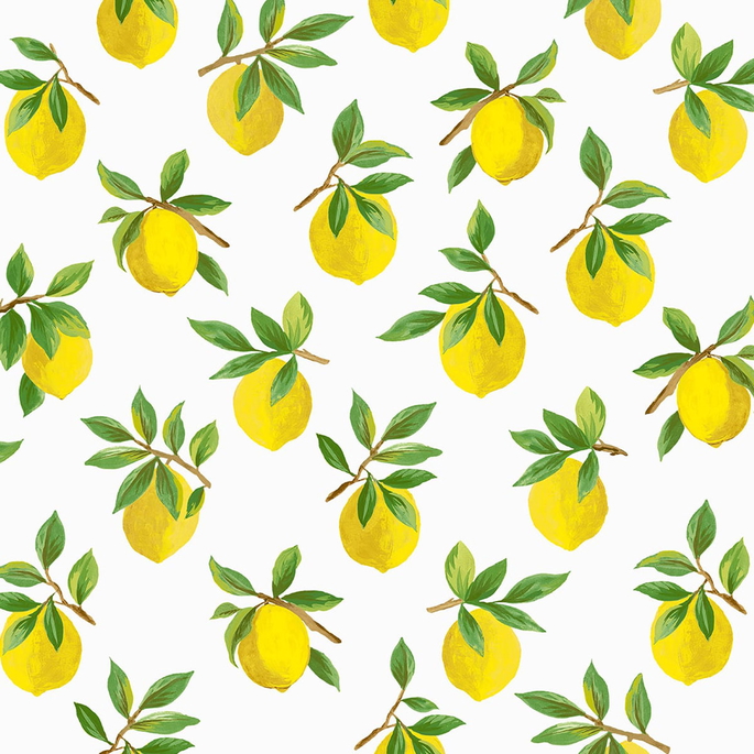 Daisy Bennett Lemoncello White Peel &amp; Stick Wallpaper image 1 of 5