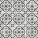 Daisy Bennett Sorento Tile Black Peel & Stick Wallpaper