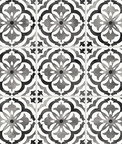 Daisy Bennett Sorento Tile Black Peel & Stick Wallpaper