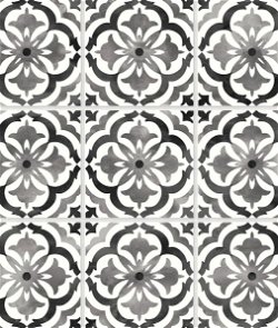Daisy Bennett Sorento Tile Black Peel & Stick Wallpaper