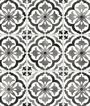 Daisy Bennett Sorento Tile Black Peel & Stick Wallpaper