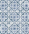 Daisy Bennett Sorento Tile Navy Peel & Stick Wallpaper