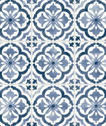 Daisy Bennett Sorento Tile Navy Peel & Stick Wallpaper