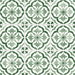 Daisy Bennett Sorento Tile Jungle Green Peel & Stick Wallpaper
