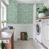 Daisy Bennett Sorento Tile Jungle Green Peel & Stick Wallpaper - Image 4