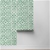 Daisy Bennett Sorento Tile Jungle Green Peel & Stick Wallpaper - Image 5
