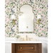 Peel &amp; Stick Chinoiserie Bird Vine Blush Wallpaper thumbnail image 3 of 6