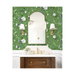 Peel &amp; Stick Chinoiserie Bird Vine Green Wallpaper thumbnail image 3 of 6