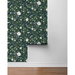 Peel &amp; Stick Chinoiserie Bird Vine Teal Wallpaper thumbnail image 5 of 5