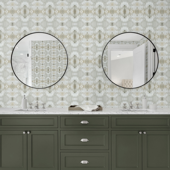 Daisy Bennett Kaleidoscope Grey Wallpaper image 2 of 5