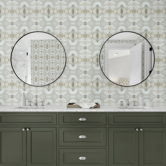 Daisy Bennett Kaleidoscope Grey Wallpaper image 2 of 5