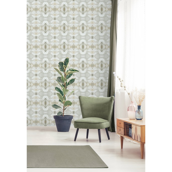 Daisy Bennett Kaleidoscope Grey Wallpaper image 3 of 5
