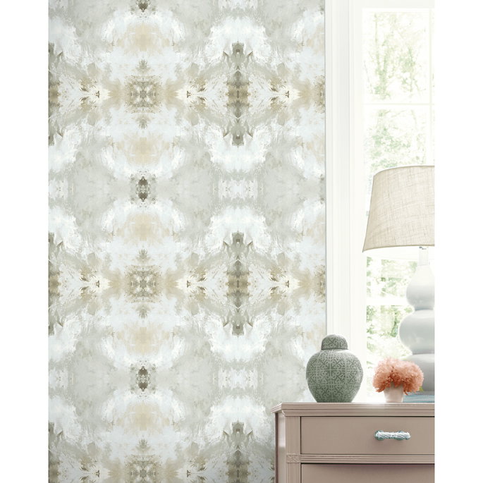 Daisy Bennett Kaleidoscope Grey Wallpaper image 4 of 5