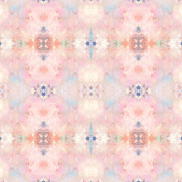 Daisy Bennett Kaleidoscope Pink Wallpaper