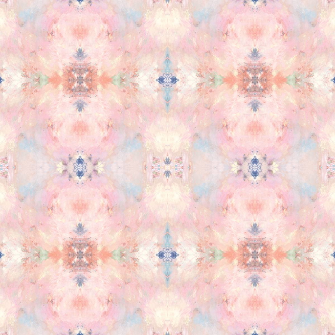 Daisy Bennett Kaleidoscope Pink Wallpaper image 1 of 5
