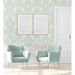 Daisy Bennett Moirella Chartreuse Wallpaper thumbnail image 2 of 5