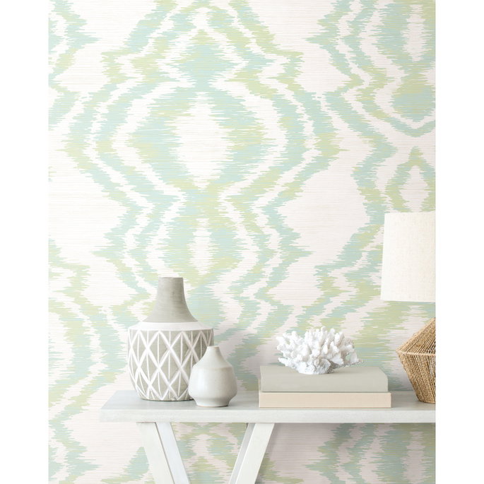 Daisy Bennett Moirella Chartreuse Wallpaper image 4 of 5