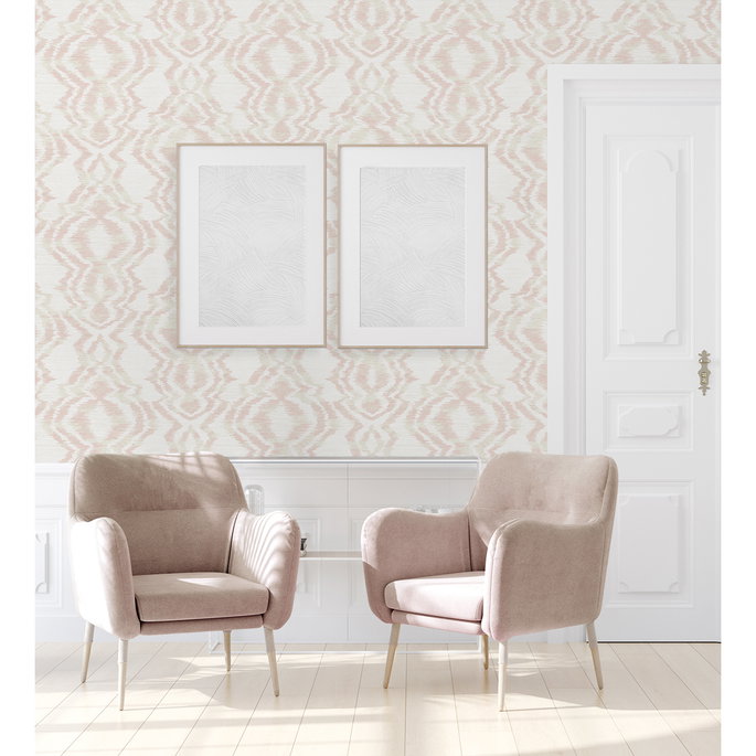 Daisy Bennett Moirella Blush Wallpaper image 2 of 5