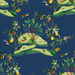 Daisy Bennett Citrus Hummingbird Navy Blue Wallpaper thumbnail image 1 of 5