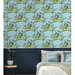 Daisy Bennett Citrus Hummingbird Sky Blue Wallpaper thumbnail image 2 of 5