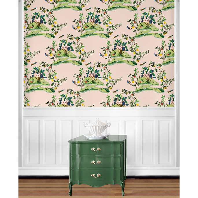 Daisy Bennett Citrus Hummingbird Blush Wallpaper image 4 of 5