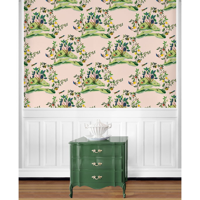 Daisy Bennett Citrus Hummingbird Blush Wallpaper image 4 of 5