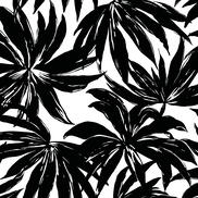Daisy Bennett Palma Black Wallpaper