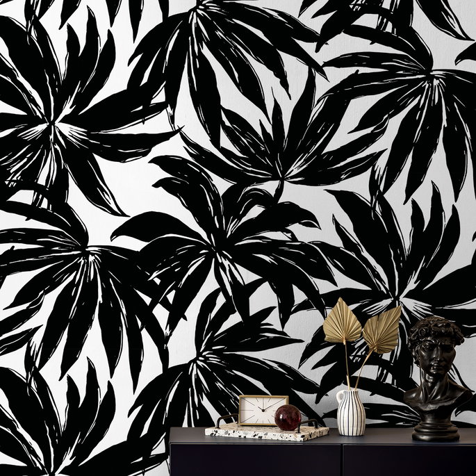 Daisy Bennett Palma Black Wallpaper image 5 of 5