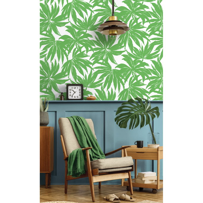 Daisy Bennett Palma Green Wallpaper image 2 of 5