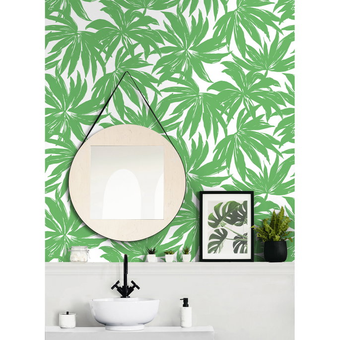 Daisy Bennett Palma Green Wallpaper image 3 of 5