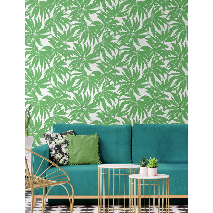 Daisy Bennett Palma Green Wallpaper image 4 of 5