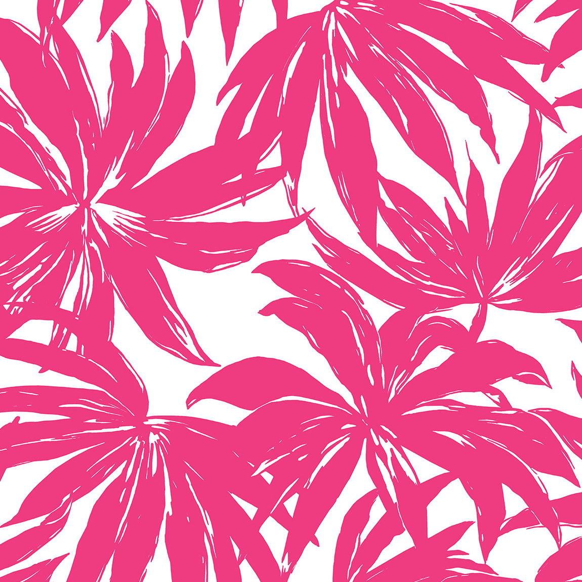 Daisy Bennett Palma Hot Pink Wallpaper | OnlineFabricStore