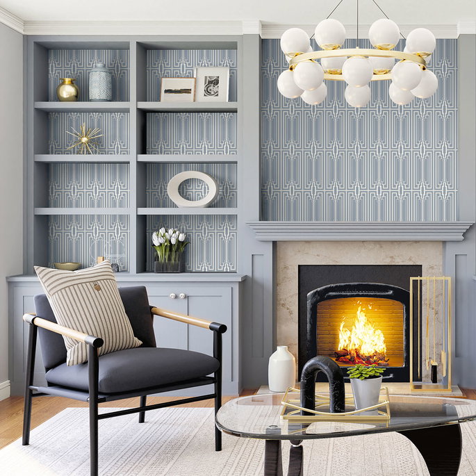 Collins &amp; Company Manhattan Peacock Wallpaper image 2 of 2